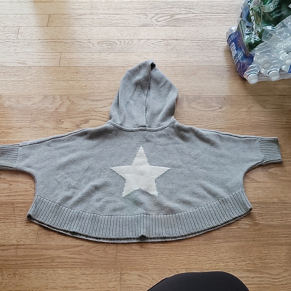 Baby Gap Sweater Poncho with Hood, 2T